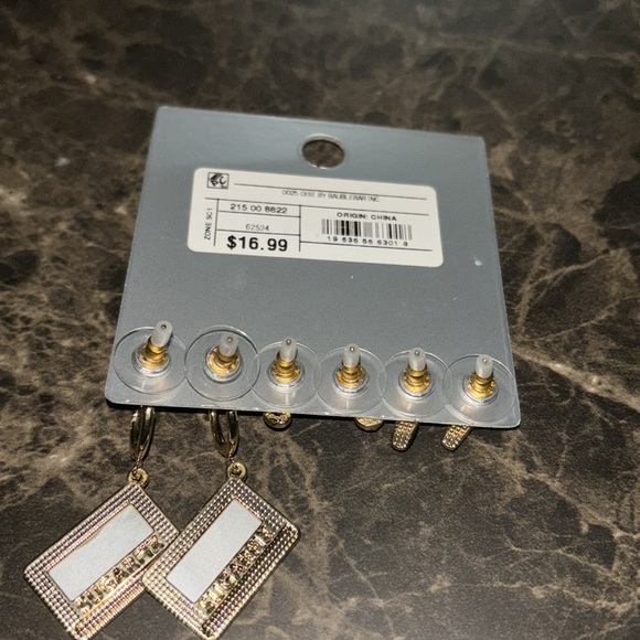 Sugar Fix Bauble Bar 90s Theme Earings NWT - Picture 2 of 2